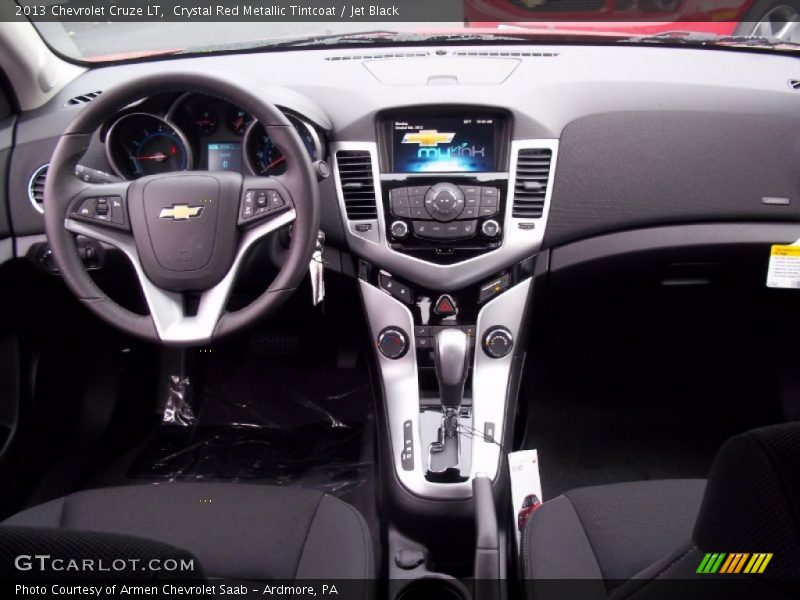 Crystal Red Metallic Tintcoat / Jet Black 2013 Chevrolet Cruze LT
