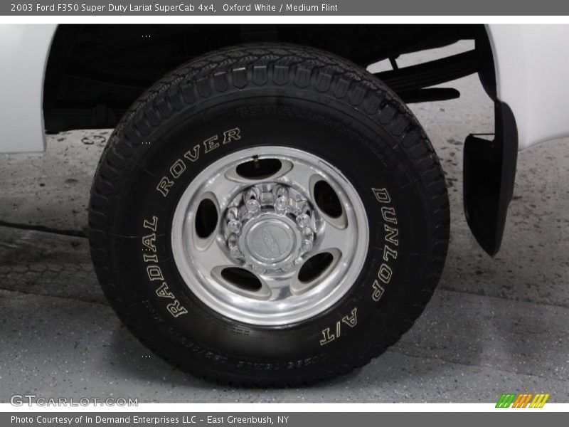 Oxford White / Medium Flint 2003 Ford F350 Super Duty Lariat SuperCab 4x4