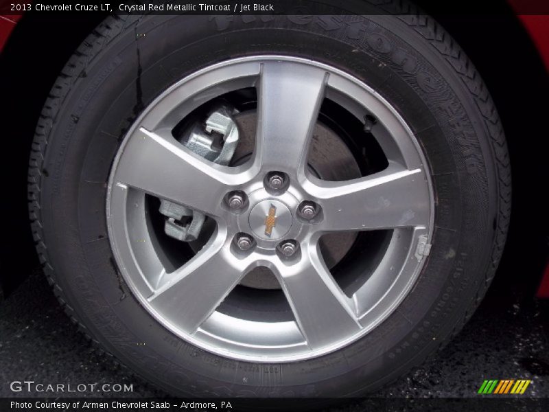 Crystal Red Metallic Tintcoat / Jet Black 2013 Chevrolet Cruze LT