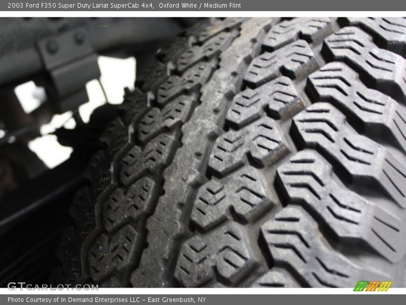 Oxford White / Medium Flint 2003 Ford F350 Super Duty Lariat SuperCab 4x4