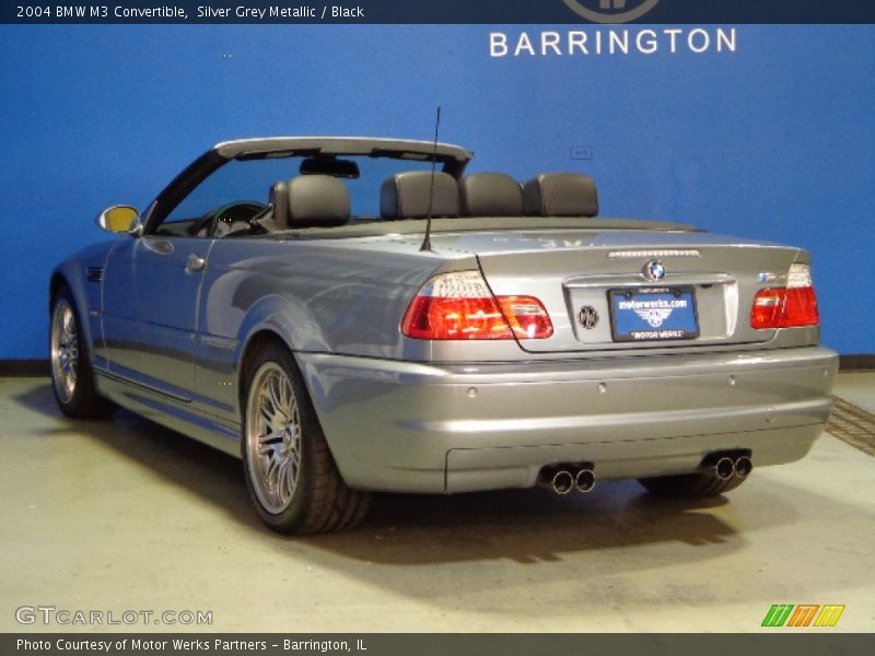 Silver Grey Metallic / Black 2004 BMW M3 Convertible