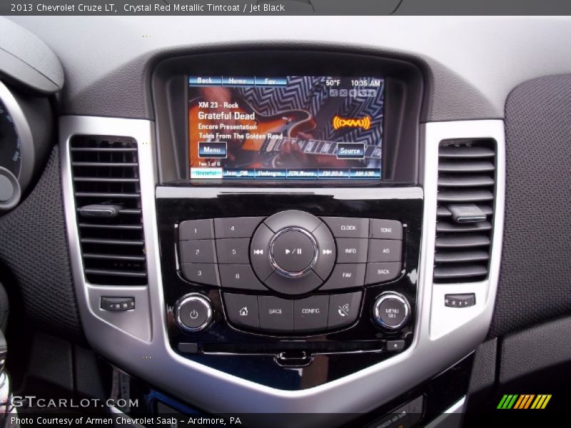 Crystal Red Metallic Tintcoat / Jet Black 2013 Chevrolet Cruze LT