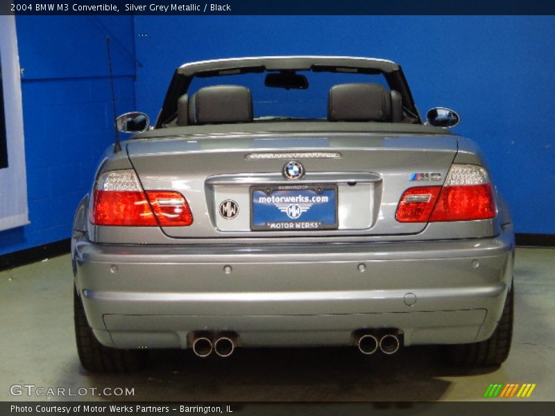 Silver Grey Metallic / Black 2004 BMW M3 Convertible