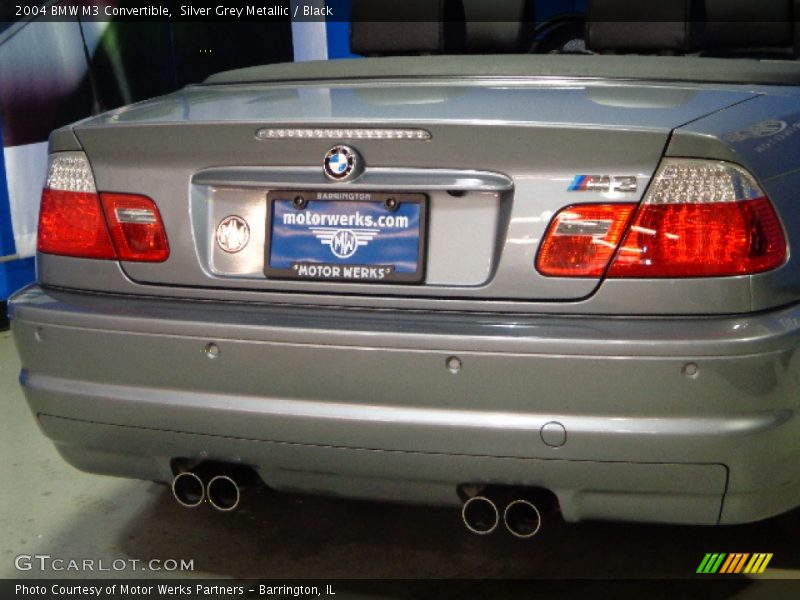 Silver Grey Metallic / Black 2004 BMW M3 Convertible