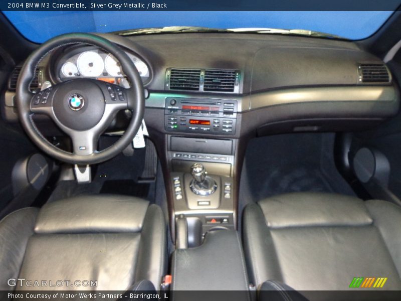 Silver Grey Metallic / Black 2004 BMW M3 Convertible