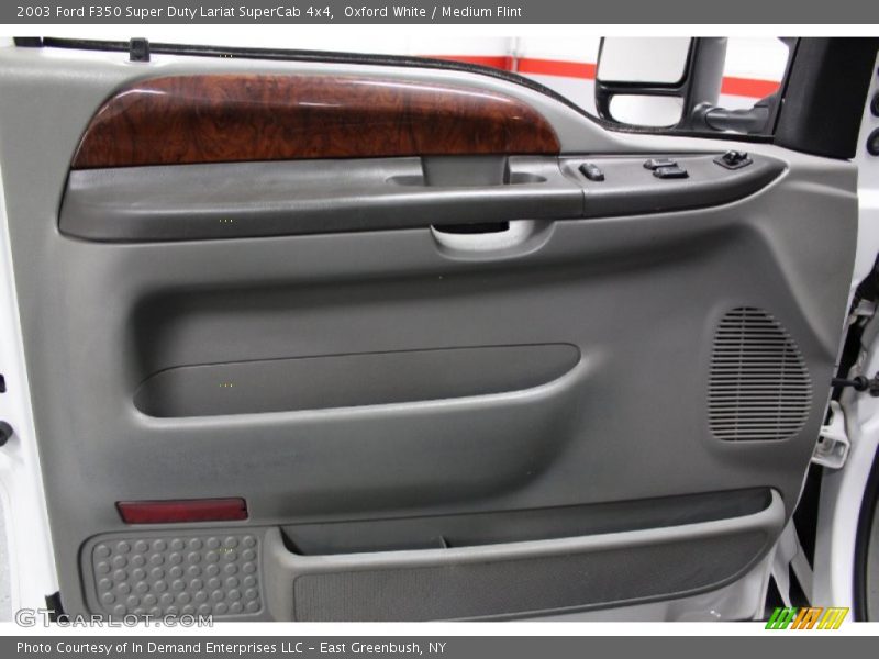 Oxford White / Medium Flint 2003 Ford F350 Super Duty Lariat SuperCab 4x4