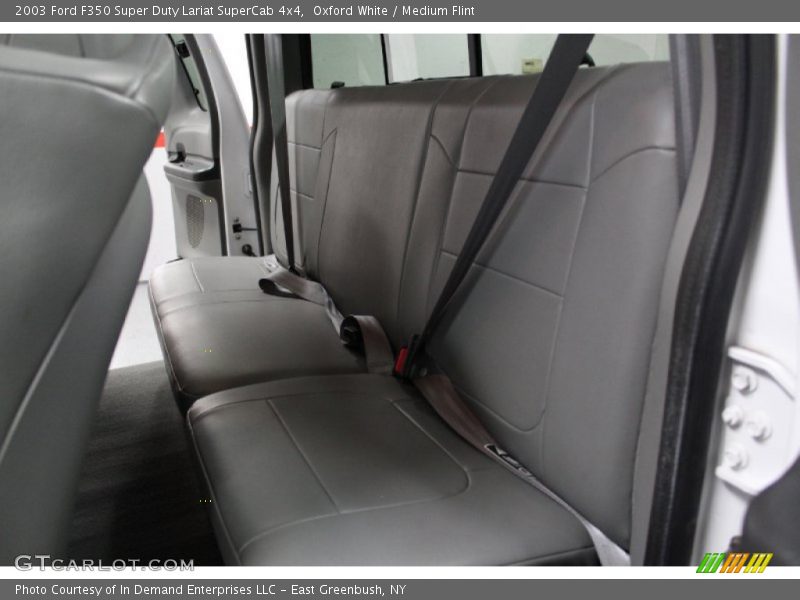 Oxford White / Medium Flint 2003 Ford F350 Super Duty Lariat SuperCab 4x4