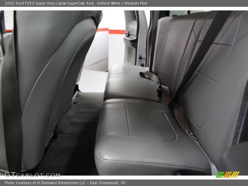 Oxford White / Medium Flint 2003 Ford F350 Super Duty Lariat SuperCab 4x4