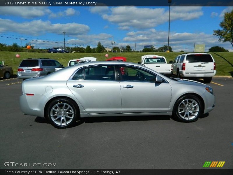 Silver Ice Metallic / Ebony 2012 Chevrolet Malibu LTZ