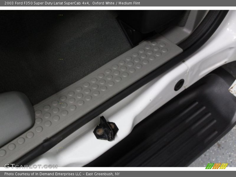 Oxford White / Medium Flint 2003 Ford F350 Super Duty Lariat SuperCab 4x4