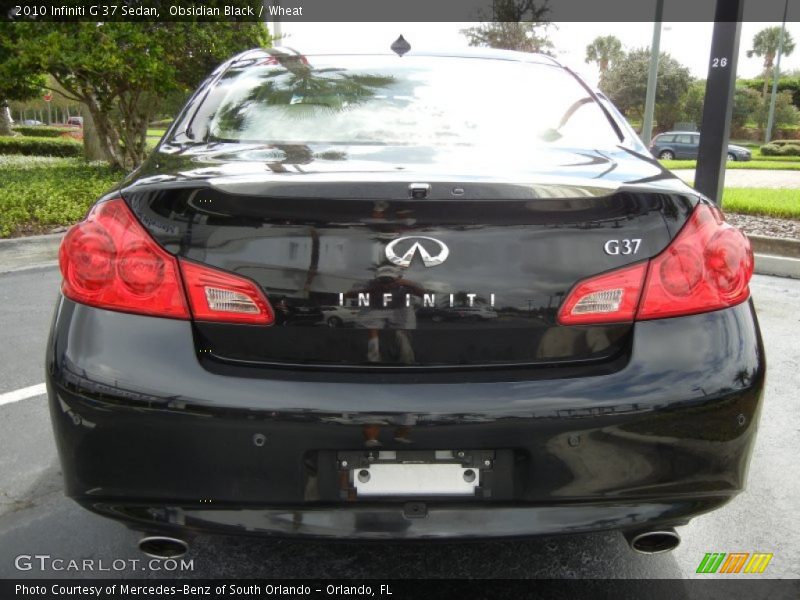 Obsidian Black / Wheat 2010 Infiniti G 37 Sedan