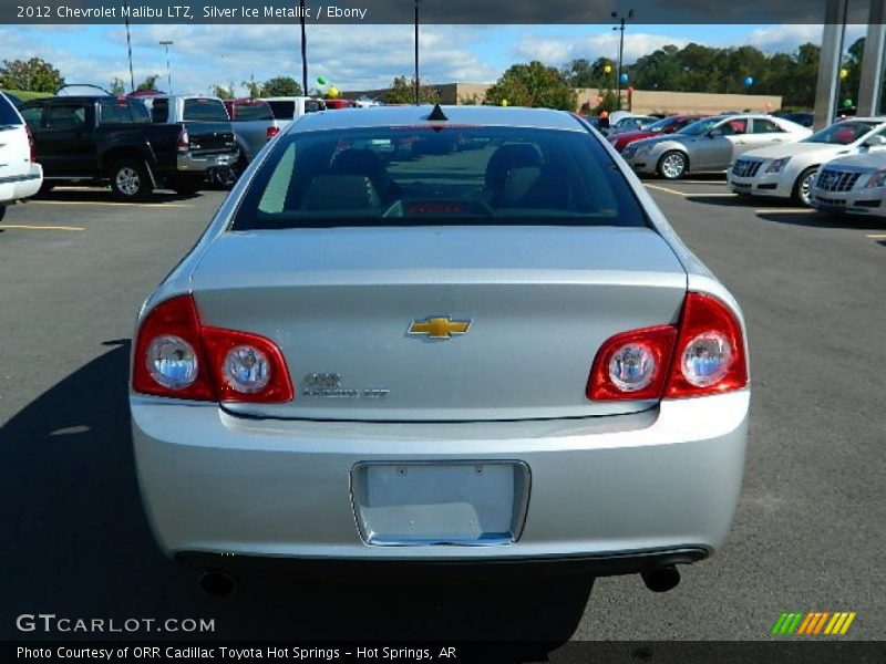 Silver Ice Metallic / Ebony 2012 Chevrolet Malibu LTZ