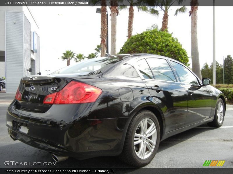 Obsidian Black / Wheat 2010 Infiniti G 37 Sedan