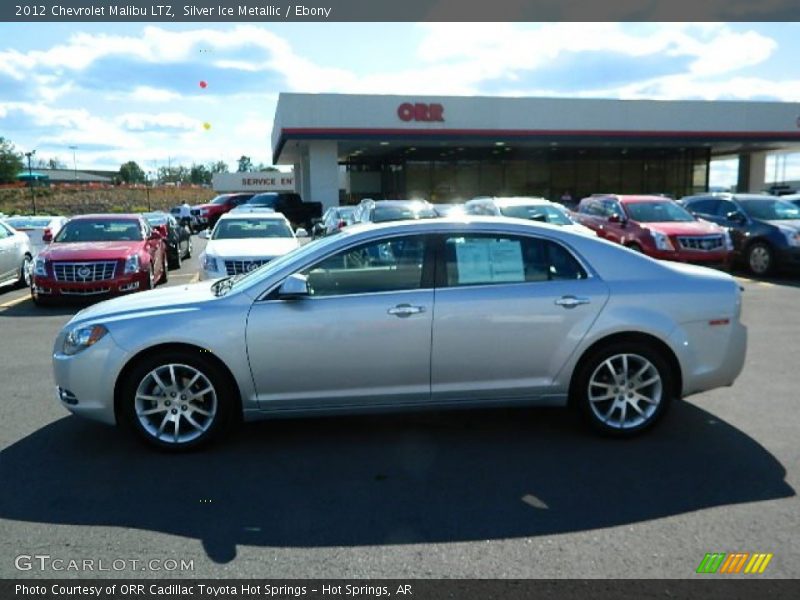 Silver Ice Metallic / Ebony 2012 Chevrolet Malibu LTZ