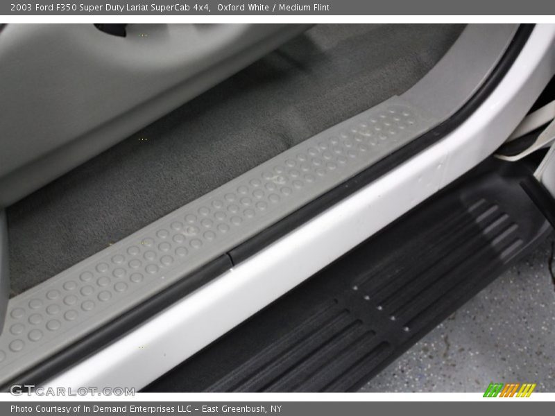 Oxford White / Medium Flint 2003 Ford F350 Super Duty Lariat SuperCab 4x4
