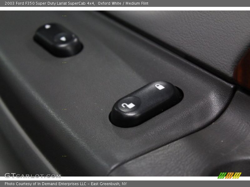Oxford White / Medium Flint 2003 Ford F350 Super Duty Lariat SuperCab 4x4