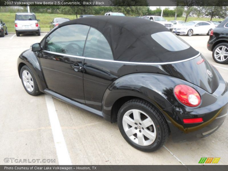 Black / Black 2007 Volkswagen New Beetle 2.5 Convertible