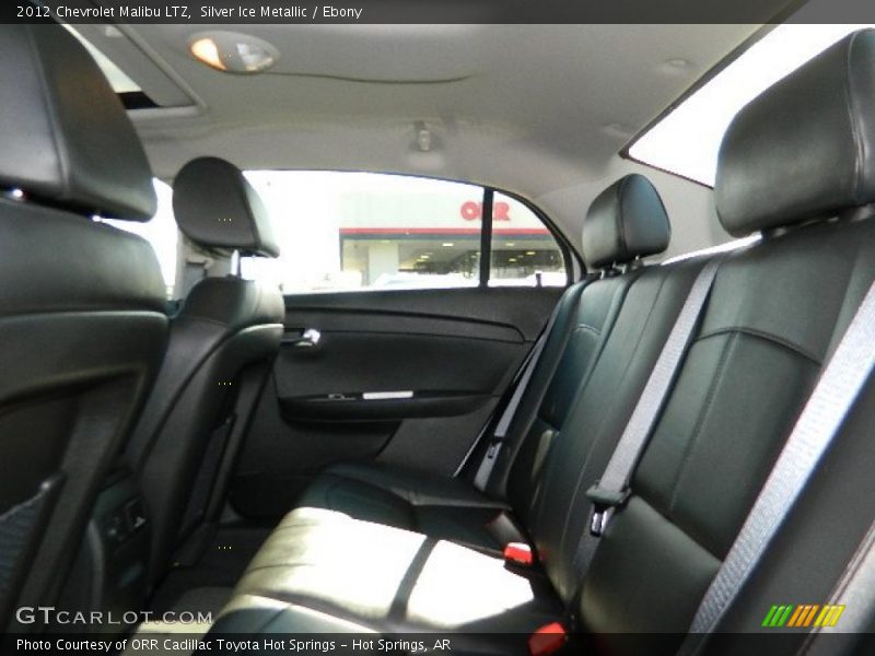 Silver Ice Metallic / Ebony 2012 Chevrolet Malibu LTZ