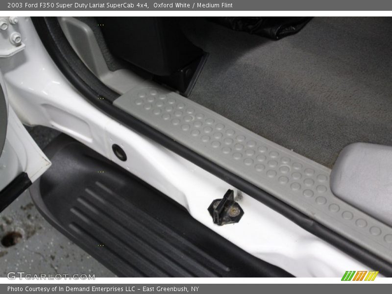Oxford White / Medium Flint 2003 Ford F350 Super Duty Lariat SuperCab 4x4