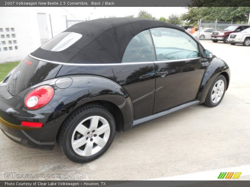 Black / Black 2007 Volkswagen New Beetle 2.5 Convertible