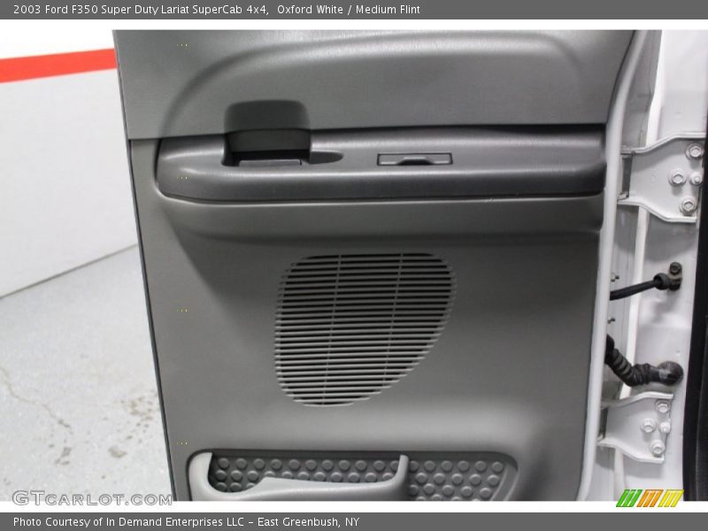 Oxford White / Medium Flint 2003 Ford F350 Super Duty Lariat SuperCab 4x4