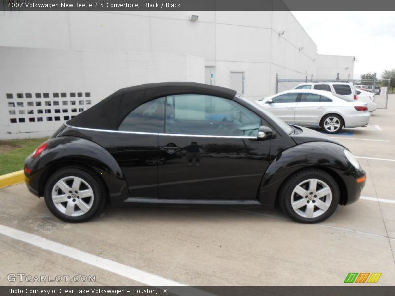 Black / Black 2007 Volkswagen New Beetle 2.5 Convertible