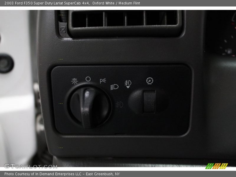 Oxford White / Medium Flint 2003 Ford F350 Super Duty Lariat SuperCab 4x4