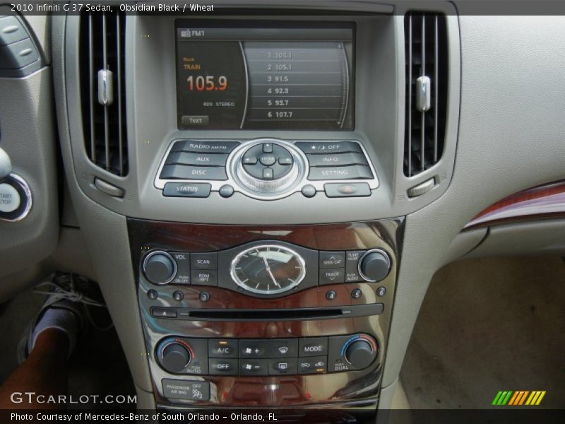 Obsidian Black / Wheat 2010 Infiniti G 37 Sedan