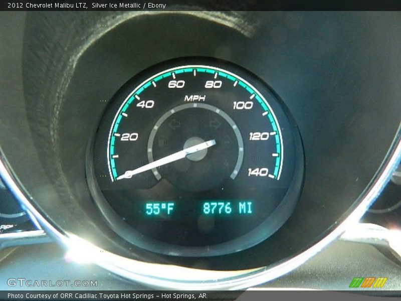 Silver Ice Metallic / Ebony 2012 Chevrolet Malibu LTZ