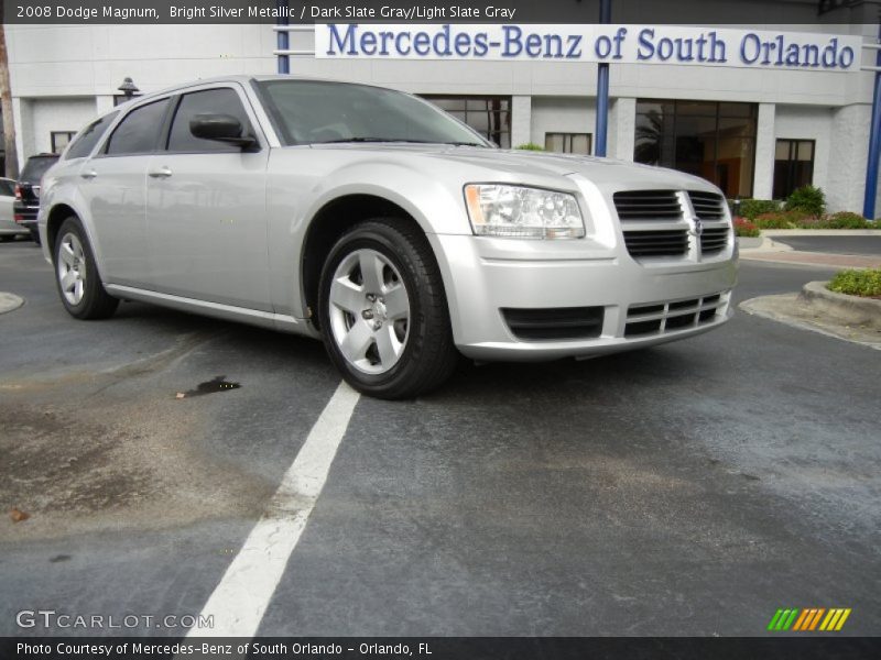 Bright Silver Metallic / Dark Slate Gray/Light Slate Gray 2008 Dodge Magnum