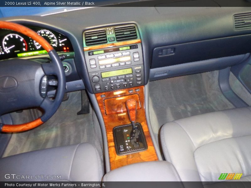 Alpine Silver Metallic / Black 2000 Lexus LS 400
