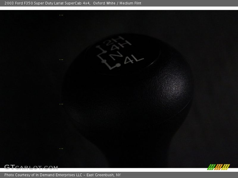 Oxford White / Medium Flint 2003 Ford F350 Super Duty Lariat SuperCab 4x4