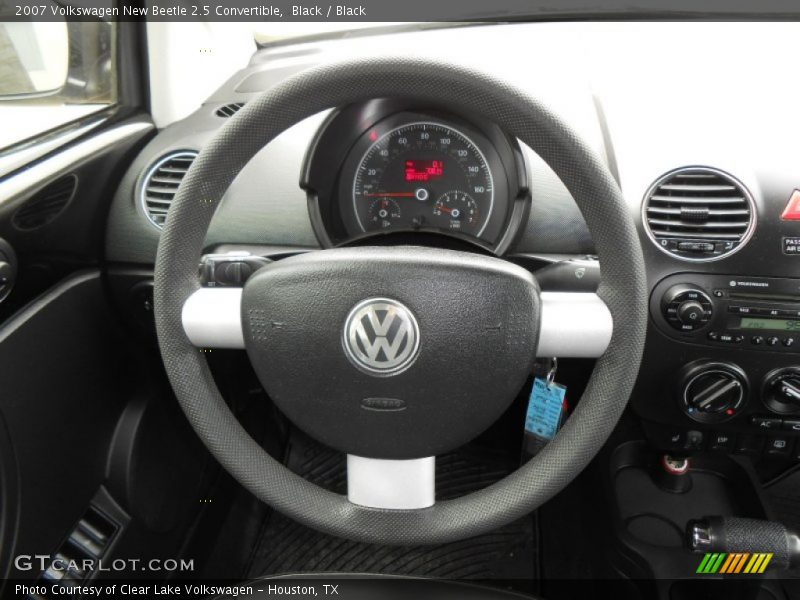 Black / Black 2007 Volkswagen New Beetle 2.5 Convertible