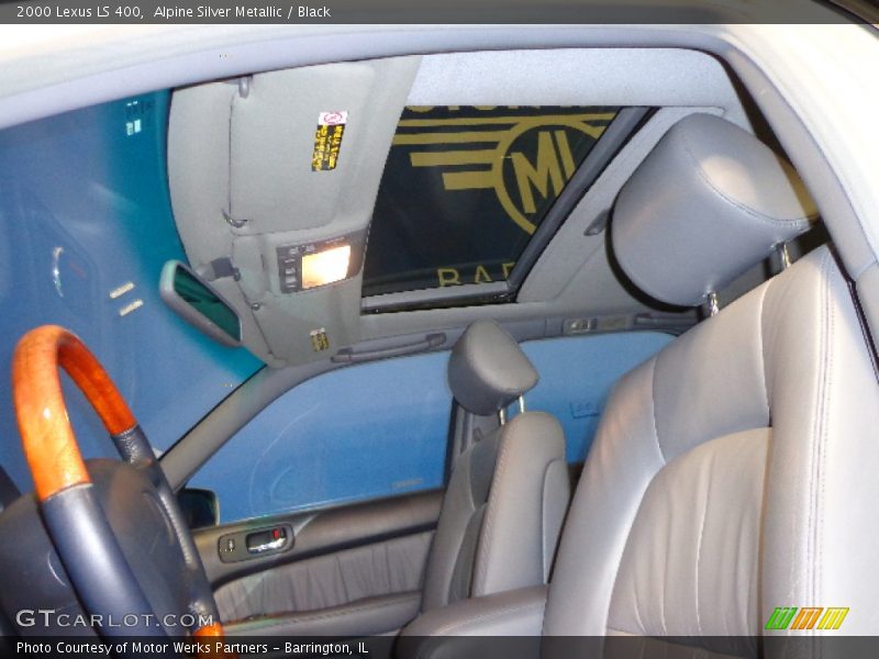 Alpine Silver Metallic / Black 2000 Lexus LS 400