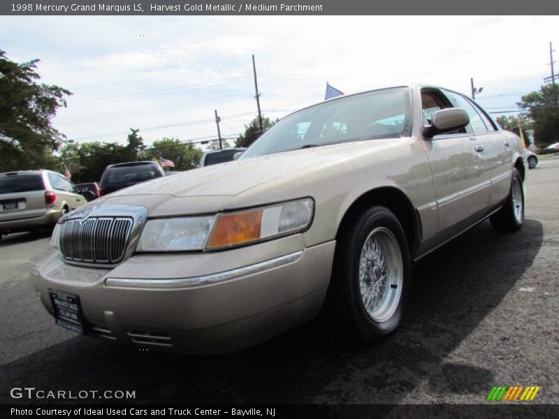 Harvest Gold Metallic / Medium Parchment 1998 Mercury Grand Marquis LS