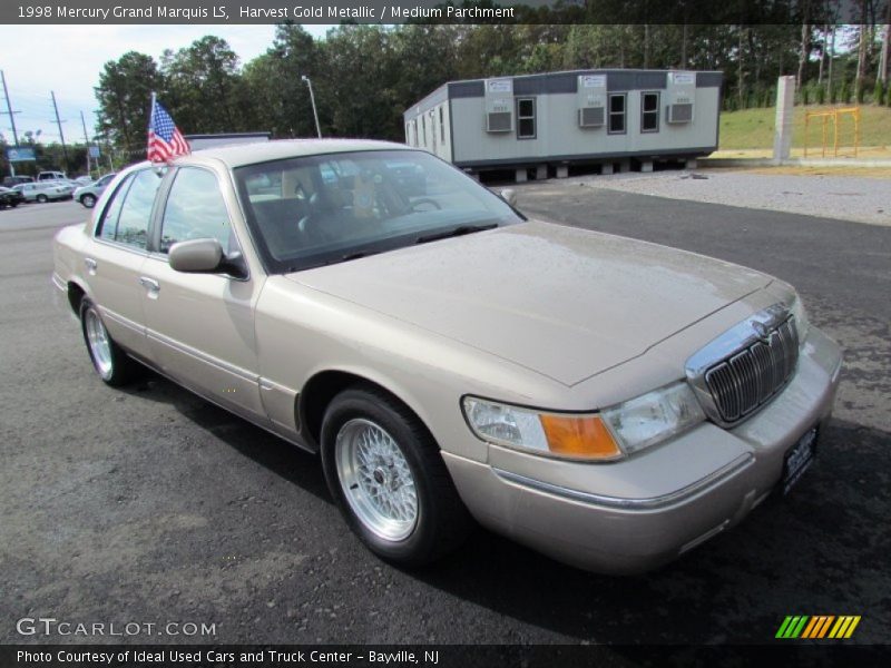 Harvest Gold Metallic / Medium Parchment 1998 Mercury Grand Marquis LS