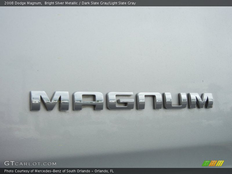 Bright Silver Metallic / Dark Slate Gray/Light Slate Gray 2008 Dodge Magnum