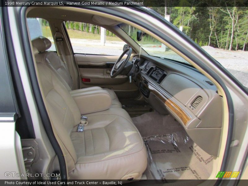Harvest Gold Metallic / Medium Parchment 1998 Mercury Grand Marquis LS