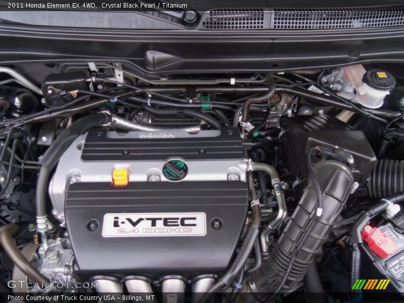 Crystal Black Pearl / Titanium 2011 Honda Element EX 4WD