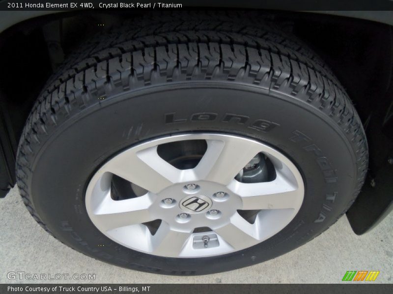 Crystal Black Pearl / Titanium 2011 Honda Element EX 4WD