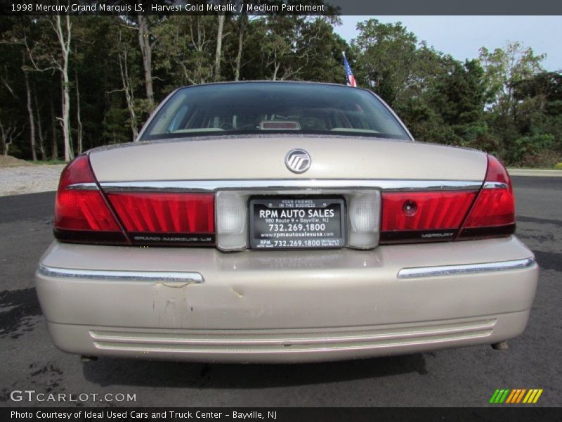 Harvest Gold Metallic / Medium Parchment 1998 Mercury Grand Marquis LS