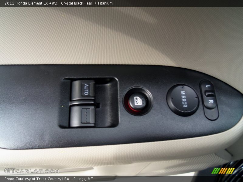 Crystal Black Pearl / Titanium 2011 Honda Element EX 4WD