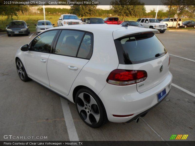 Candy White / Interlagos Plaid Cloth 2013 Volkswagen GTI 4 Door