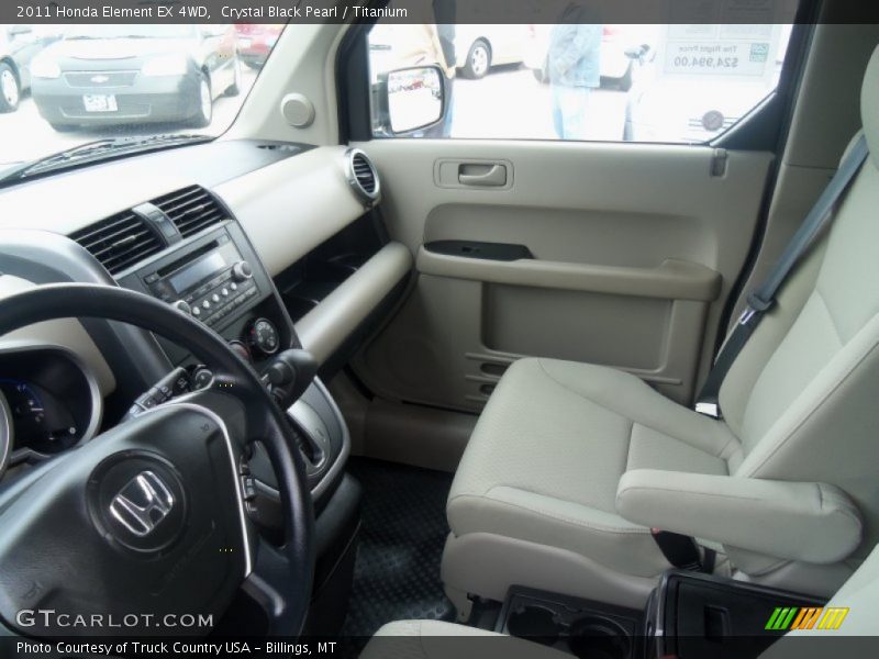 Crystal Black Pearl / Titanium 2011 Honda Element EX 4WD