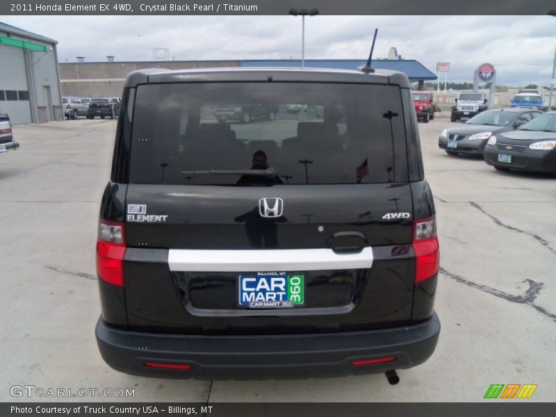 Crystal Black Pearl / Titanium 2011 Honda Element EX 4WD