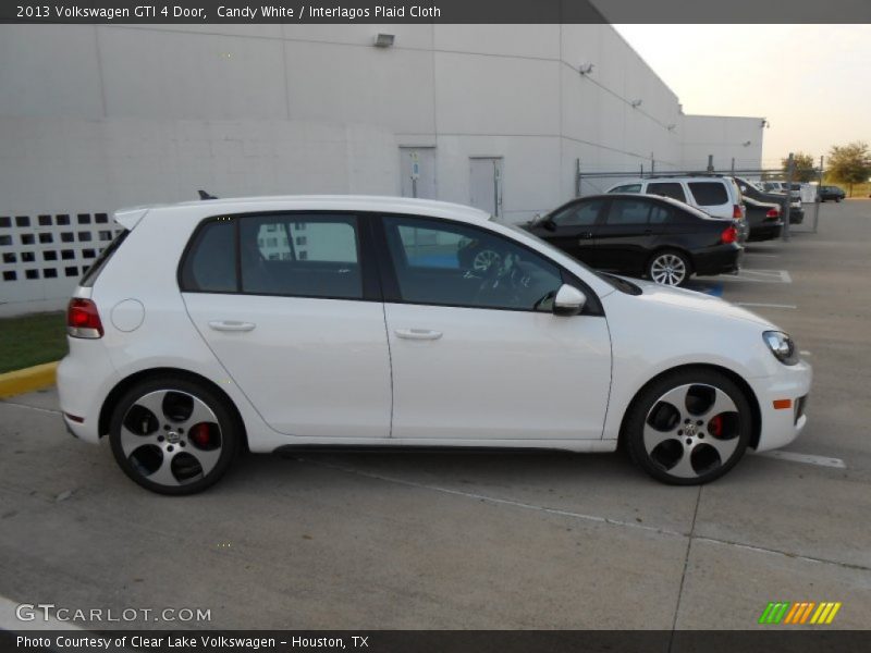 Candy White / Interlagos Plaid Cloth 2013 Volkswagen GTI 4 Door