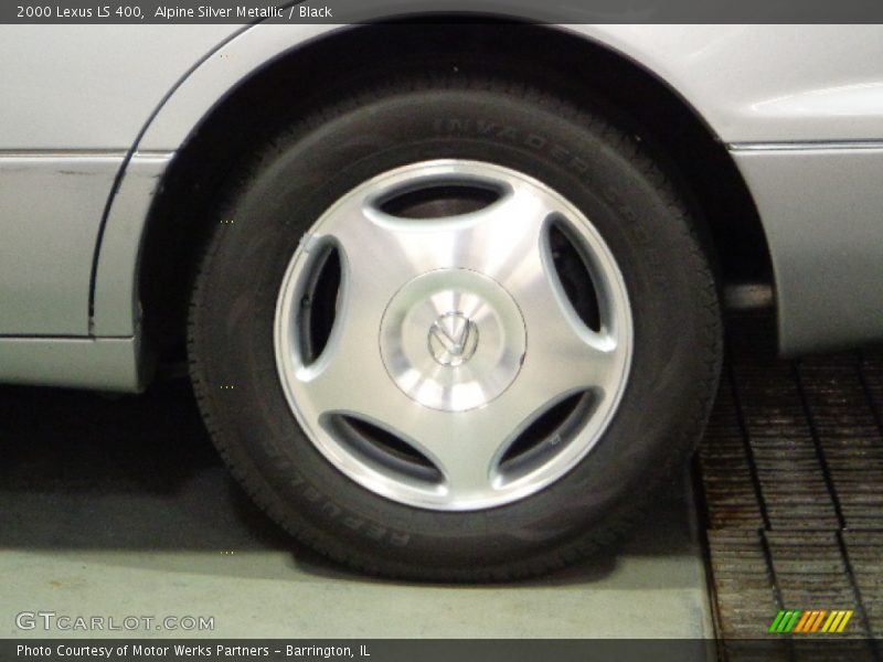 Alpine Silver Metallic / Black 2000 Lexus LS 400