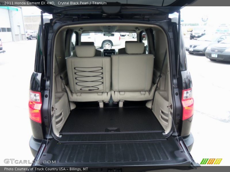 Crystal Black Pearl / Titanium 2011 Honda Element EX 4WD
