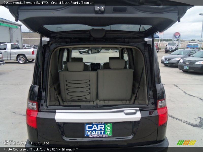 Crystal Black Pearl / Titanium 2011 Honda Element EX 4WD
