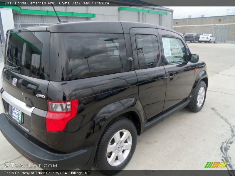 Crystal Black Pearl / Titanium 2011 Honda Element EX 4WD